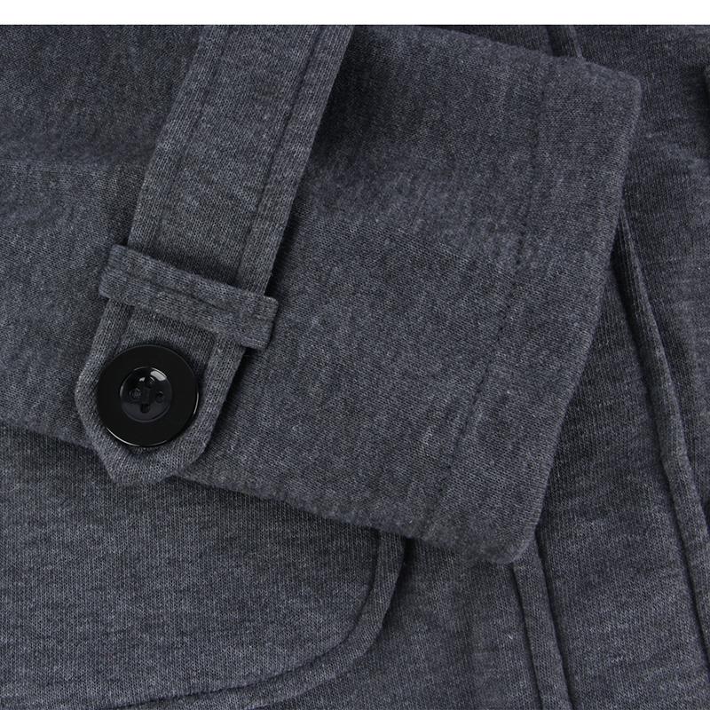 Coats for Women Winter Hooded Jacket Black  Gray Solid Casual Slim Warm Parkas