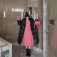 Shiny Long Down Jacket Women Winter Parka Coat Hooded Loose Coat Thick Female Jacket