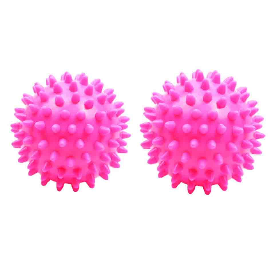2pcs Massage Ball Relax Balls Hand Foot Point Peanut Massage Spiky Ball Pain Relief Fitness Health Care