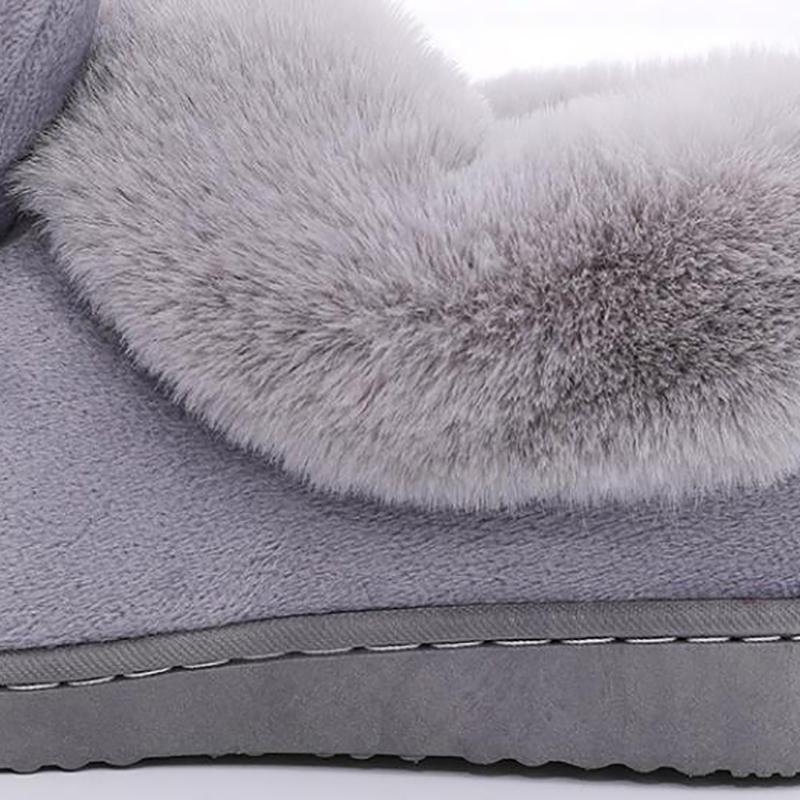 Autumn Winter Cotton Slippers Rabbit Ear Home Indoor Slippers Winter Warm Shoes Womens Cute Plus Plush Slippers 2021 New Fashion