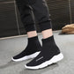 Socks Shoes Men and Women Winter Plus Velvet Warm High-top Stretch Cotton Shoes Wild Ins Sports Warm Shoes