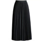 2020 Two Layer Spring Summer Women Skirt Long Pleated Skirts Womens Saias Vintage Women Midi Skirt
