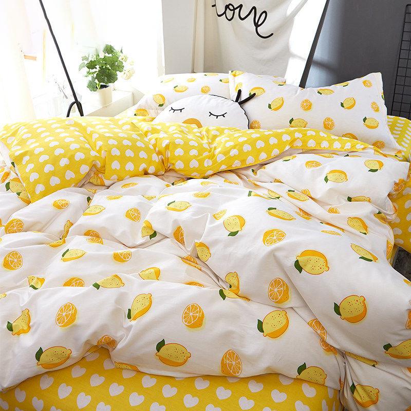 Cotton Quilt Cover Single Piece Cotton Quilt Cover for Double Bed