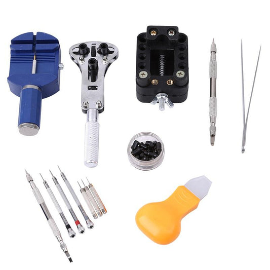 13 Pcs Watch Link Opener Remover Holder Kit Case Set Screwdriver Watch Repair Tool