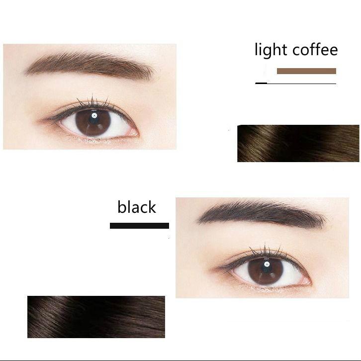Easy to color hard refill] Pull eyebrow pencil Waterproof Sweatproof Lasting Non-marking Student