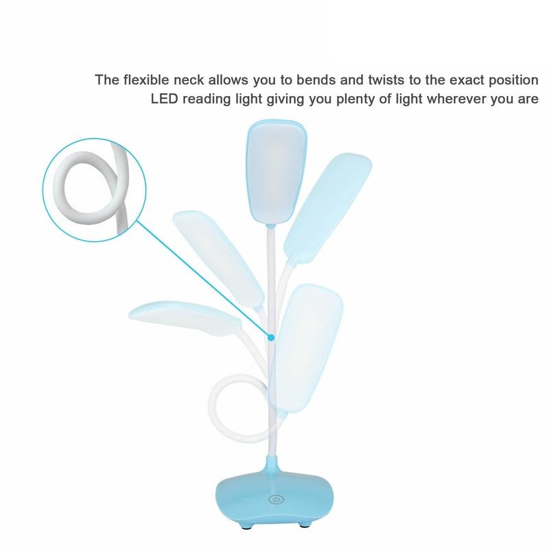 USB Foldable Touch Sensor Eye Protection LED Desk Lamp