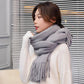 Scarves with Tassel Women Winter Thick Warm Wool Scarf Shawl Wrap Female Male Scarf