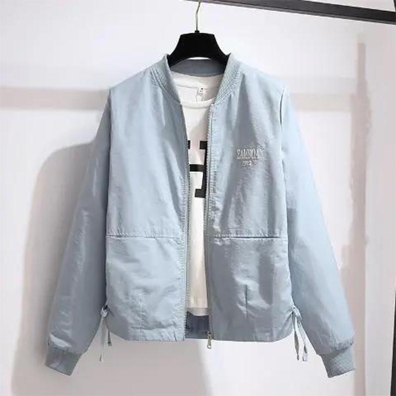 Women's Baseball Uniform Jacket Spring and Autumn 2021 Spring Loose Casual All-match Top