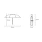 Simple Design Sun Umbrella Sunshade Sunscreen UV Protection Ultra-light Compact Portable Folding Sunny Umbrella Dual-use