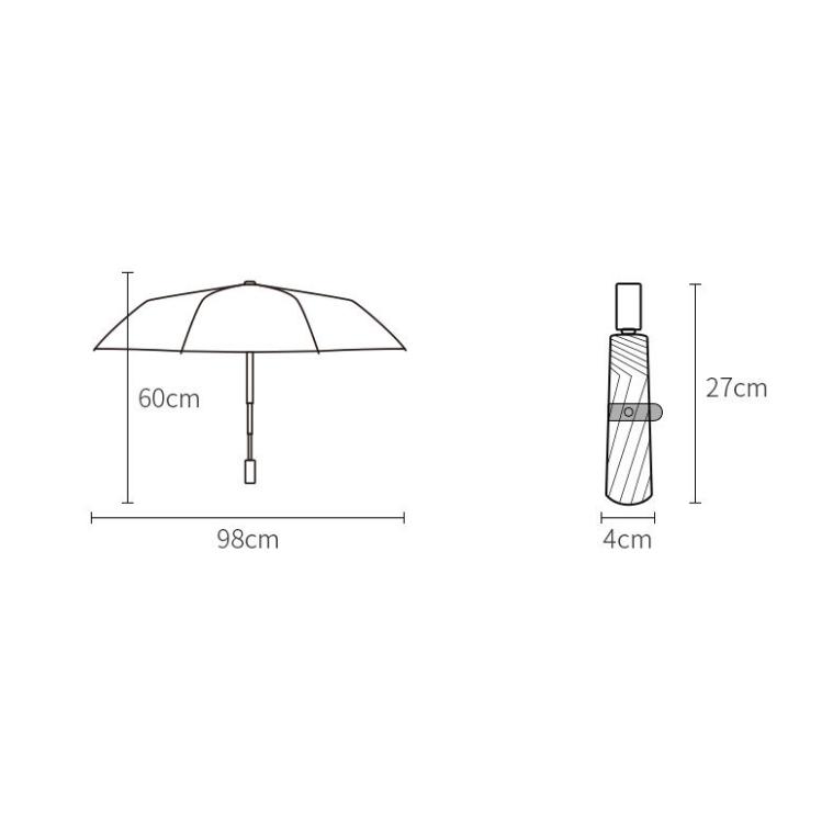 Simple Design Sun Umbrella Sunshade Sunscreen UV Protection Ultra-light Compact Portable Folding Sunny Umbrella Dual-use