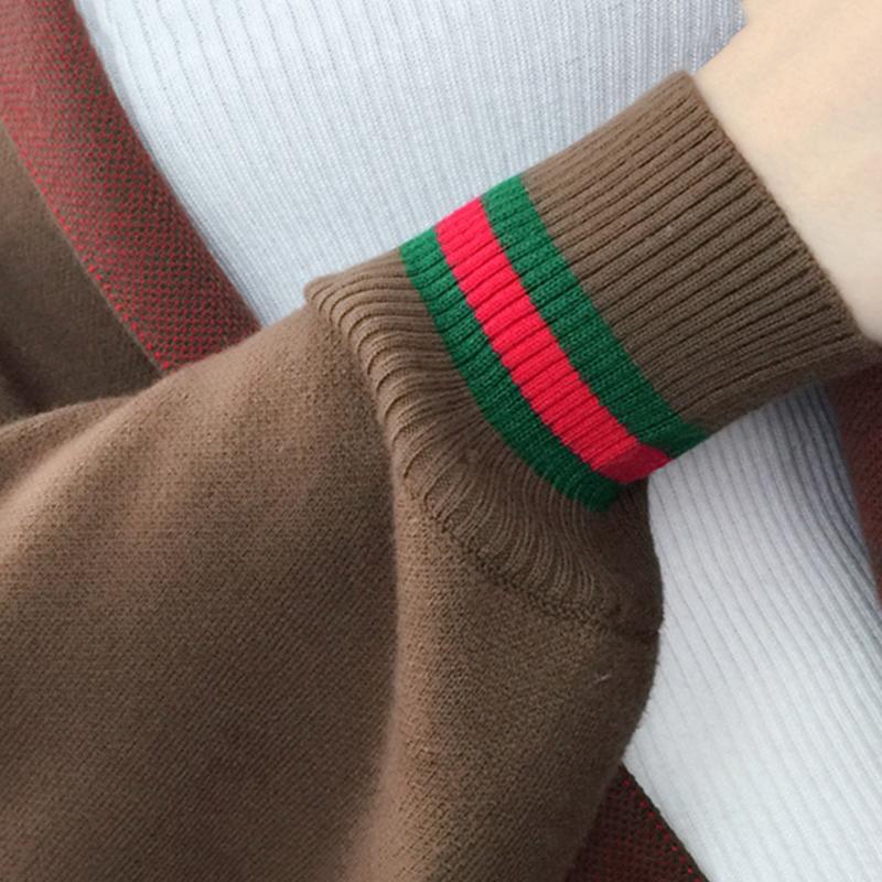 Thicken and Increase Cashmere Feel Long Tassel Shawl Knitted Cardigan Striped Sweater Coat Warm Wrap Women Spring and Autumn