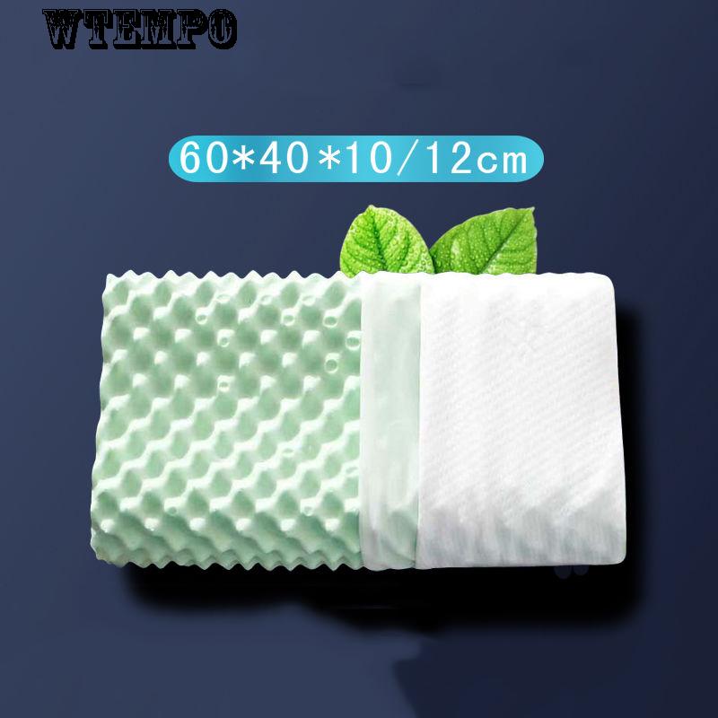 Latex Pillow Adult Rubber Pillow Protect Cervical Pillow Massage Pillow Thailand Natural