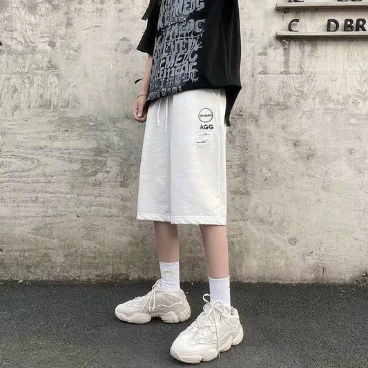 Summer Breathable Thin Five-point Pants Men's Loose and Simple Sports Pants Ins All-match Casual Outer Wear Shorts