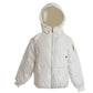 Off-white Women's Fashion Short Jacket Winter Thick and Loose Plus Size Down Padded Jacket Trend Wild Hooded Ladies Padded Jacket