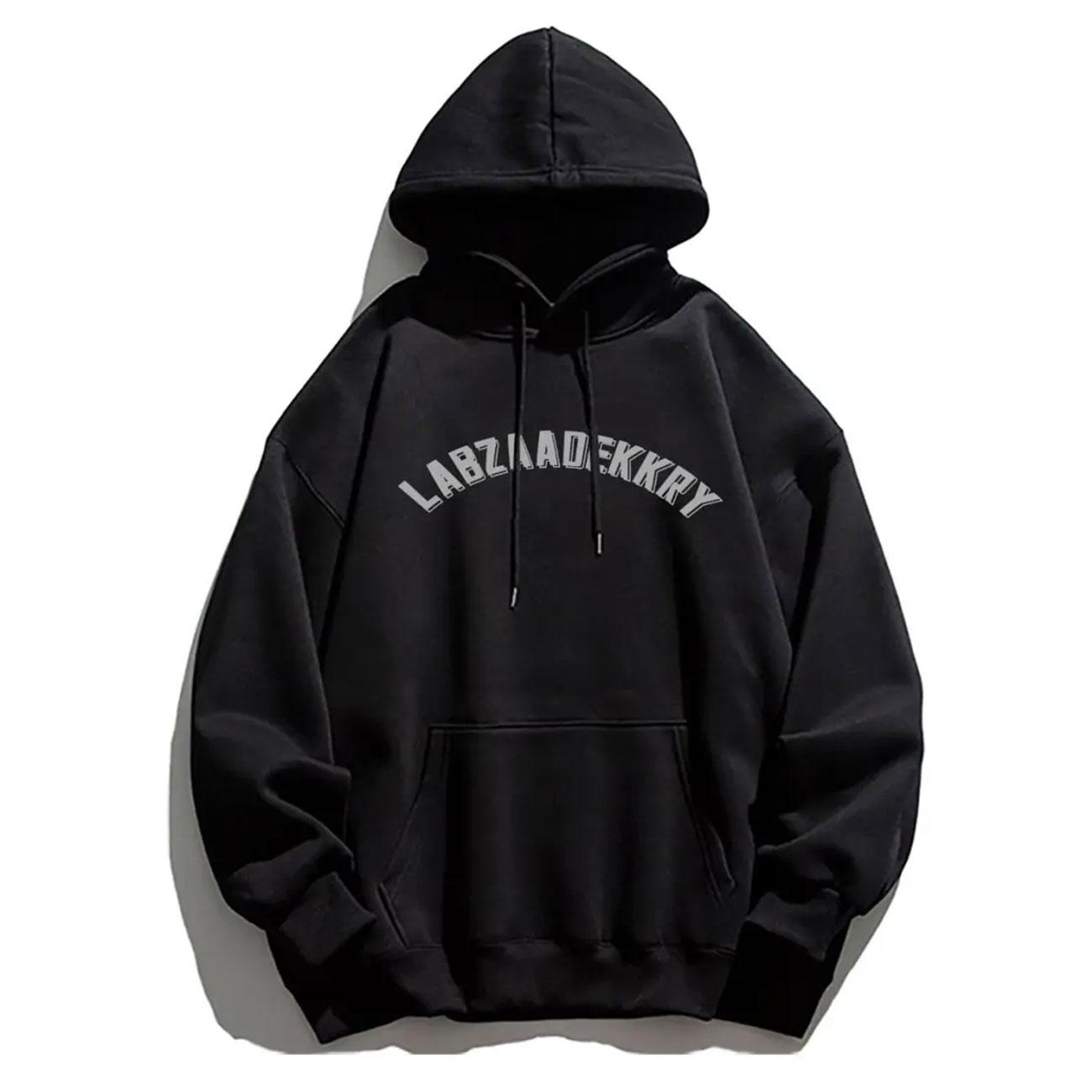 Couple's Sweater Ring Letter Printing Women's Spring and Autumn Solid Color Long-sleeved Pullover Sweatshirts Loose Couple's Top Casual Hooded Sweater