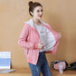 Fleece Thickened Hooded Jacket Autumn and Winter Warm Jacket Women Loose All-match Sports Jacket