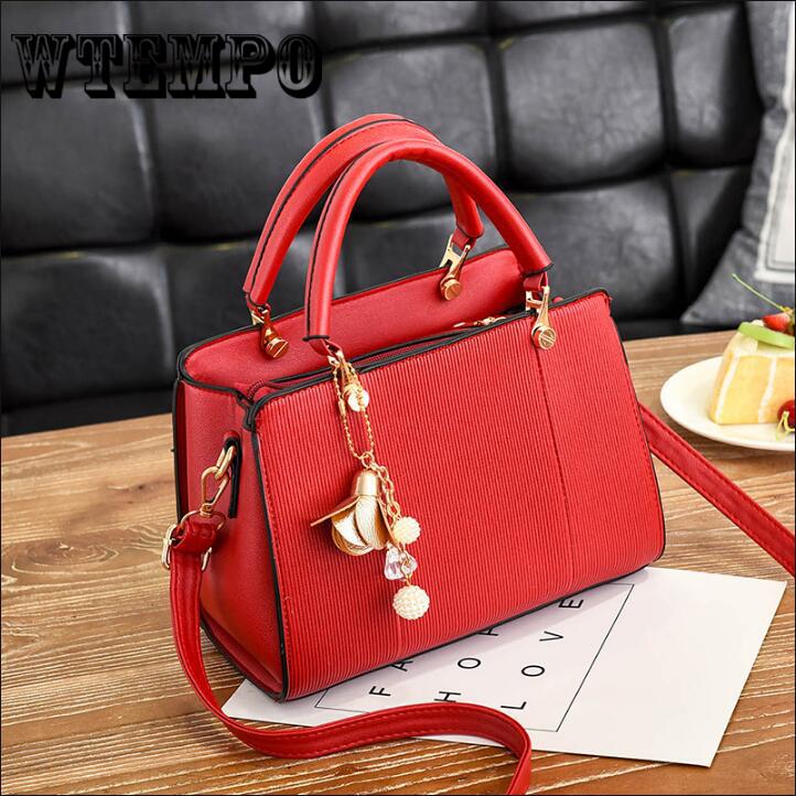 Fashion Women Lady PU Leather Shoulder Bag Tote Purse Messenger Satchel Handbag