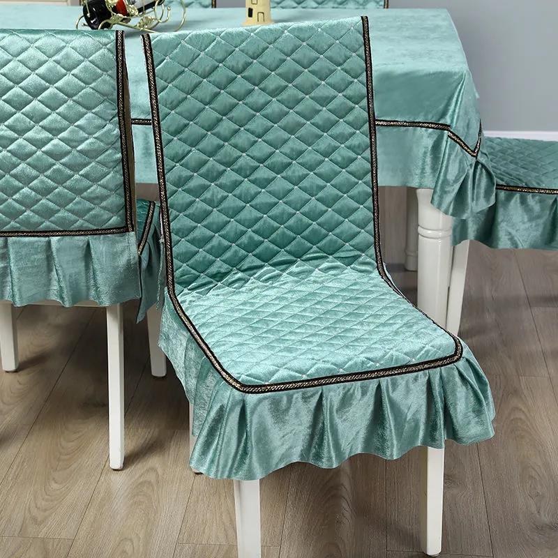 Multicolor Printed Chair Cover Home Stool Cover Cover Dining Table Chair Cover Four Seasons Universal Backrest Seat Cover Fabric