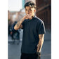 Men's Short Sleeve   Shirt Summer Youth Loose Lapel T-shirt Solid Color Half Sleeve Top