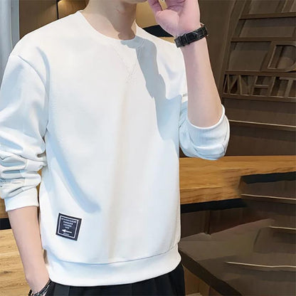 Men's Sweater Autumn Korean Trend Bottoming Streetwear Trendy Brand Loose Sweatshirts Men Outerwear