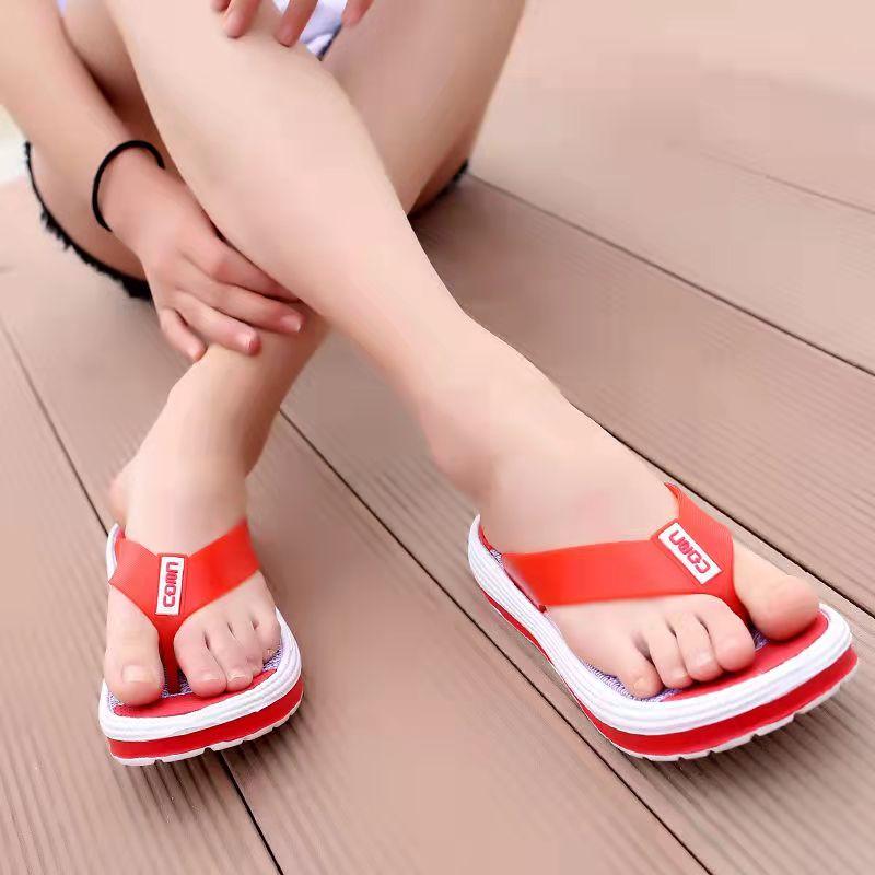 Ladies Beach Flip-Flops Outdoor Casual Slippers Summer Slip Comfort Women Large Slippers