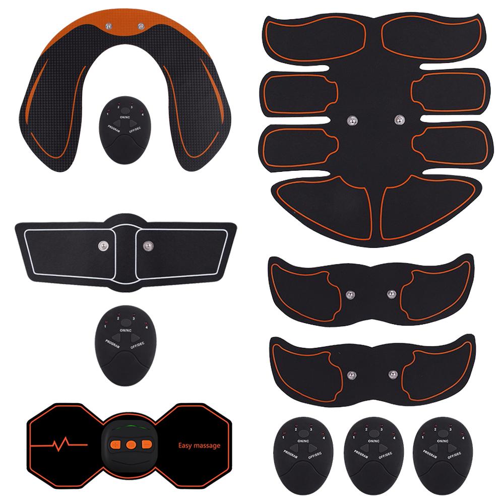 Electric Stimulators Massager Abdominal Muscle Exerciser Belly Arm Exercise Home Fitness Equipment