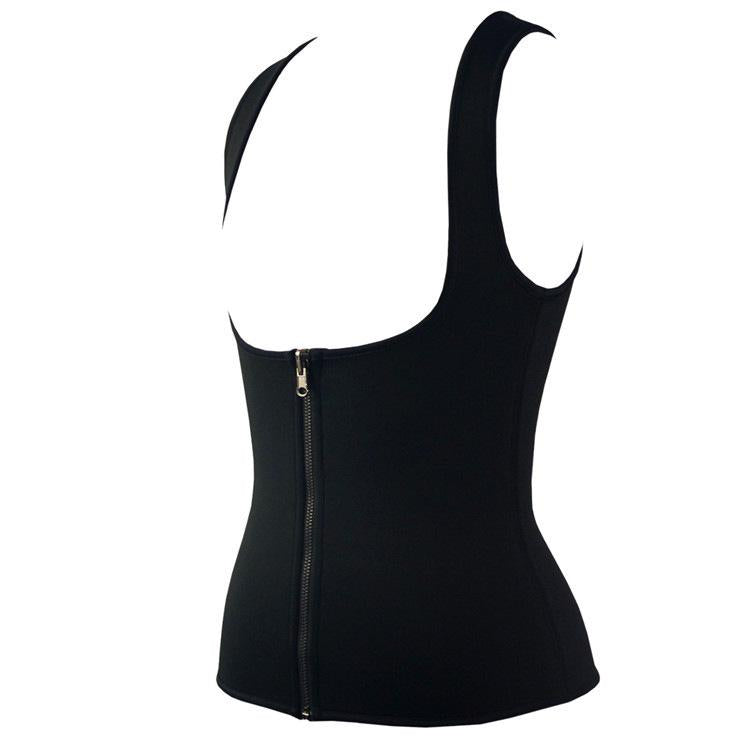 Zipper corset ladies corset Slim body rubber slimming underwear abdomen