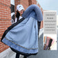 Fashion Trend To Overcome The Winter Jacket Women's Mid-length Detachable Fox Fur Liner Real Fur Warm Coat