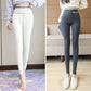 Lamb Velvet Leggings Women's Outer Wear High Waist Autumn and Winter Plus Velvet Thick Black Large Size Integrated Warm Cotton Trousers