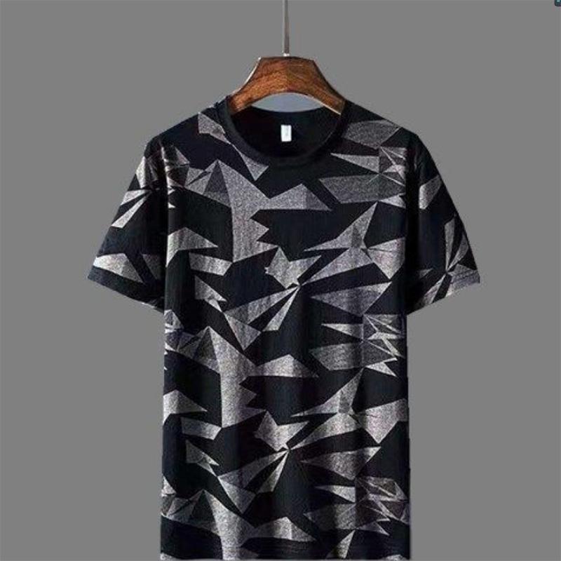 Suits Men's Summer Shorts Sports Suits Men's Matching Printing Trend Student T-shirts Short-sleeved Set of Clothes