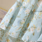 Printed Pattern Half-length Skirt Summer Floral Irregular Ruffled Wild A-line Super Fairy Cake Skirt Female Cute Skirt Fabric Light and Breathable