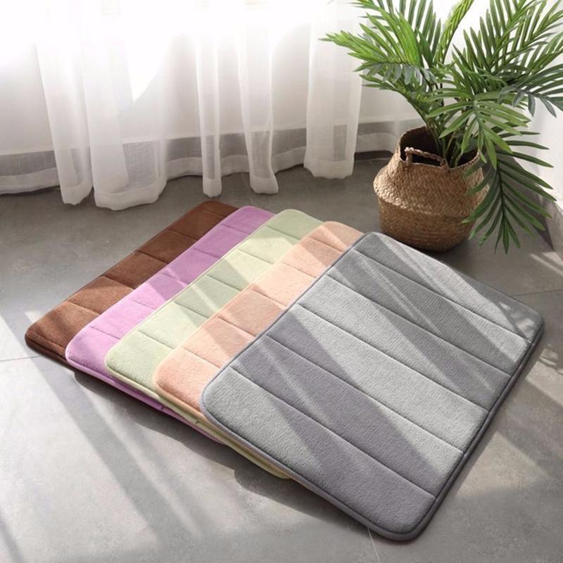 Water Absorbent Door Mat Entrance Mat Bathroom Toilet Non Slip Mat Household Kitchen Carpet