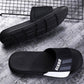 Size38-45 Summer Men Sandals Comfortable Non-slip PU Leather Pattern Stripe Beach Slippers Casual Outdoor Slippers Drag Flip Flops