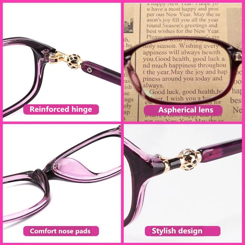 Presbyopic Glasses Anti-blue Light HD Resin Reading Glasses High-definition Women's Elderly Ultra-light German Imported Eyewear
