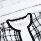 Spring and Autumn  Girl's Clothing Infant Clothing Girl's Plaid Cotton Long Sleeve Children's Clothing