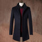 Men Woolen Coats Autumn Winter Solid Men's Wool Coats Luxurious Cashmere Coat Male Jacket