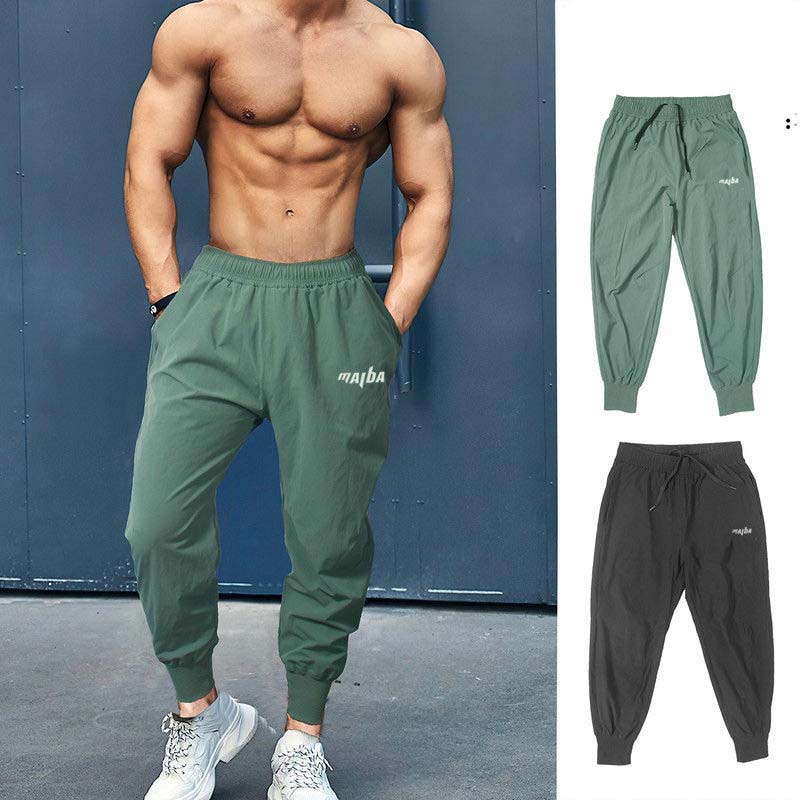 Summer Thin Loose and Quick-drying Stretch Leg Running Training Trousers