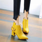 High Stiletto Heels Elastic Boots Women Sexy Pointy Toe  Shoes Boots Stretch Fabric Shoes