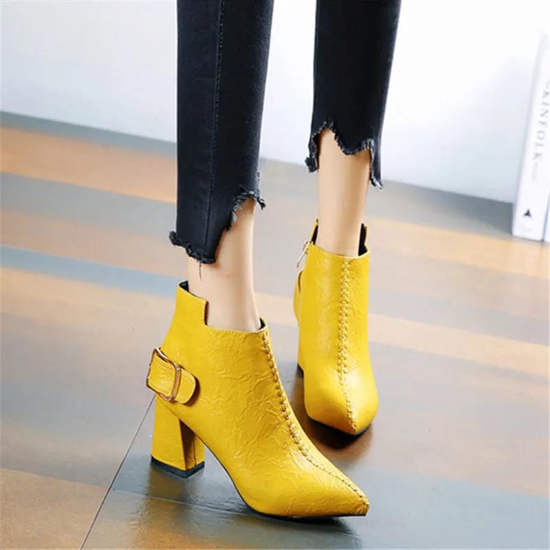 High Stiletto Heels Elastic Boots Women Sexy Pointy Toe  Shoes Boots Stretch Fabric Shoes