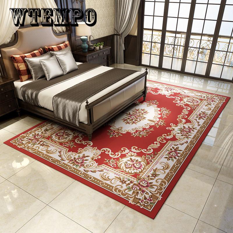 European Court Style Printed Carpet Mats Home Mat Modern Living Room Carpet Parlor Rugs Art