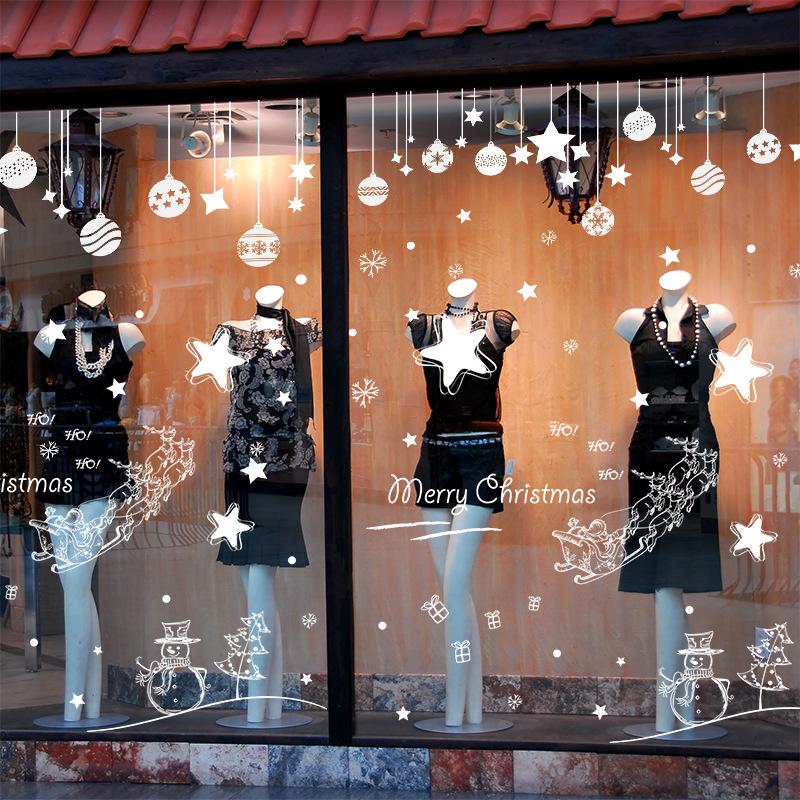 [Christmas sling] Christmas models The third generation of removable wall stickers PVC