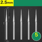 5pcs Diamond Grinding Head D Needle D Type Grinding Needle Emery Grinding Pointed Needle Electric Grinding Machine Complementary Tools
