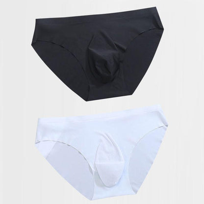 Men's Underwear Triangle Shorts Ice Silk Transparent Ultra-thin Summer Breathable Shorts