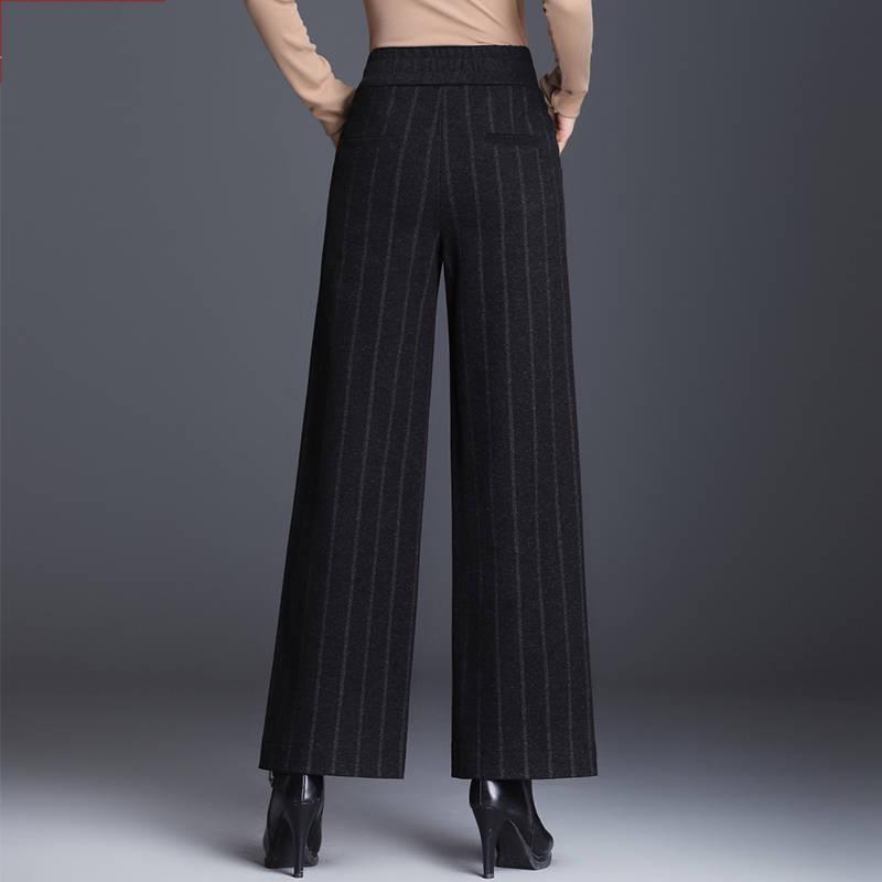 Wide-leg Pants Women's High-waisted Thin Drape Large Size Straight Loose Suit Casual Trousers