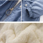Small Plus Velvet Padded Jacket Female Spring and Autumn Style Korean Wild Casual Short Loose Windbreaker Women Tide