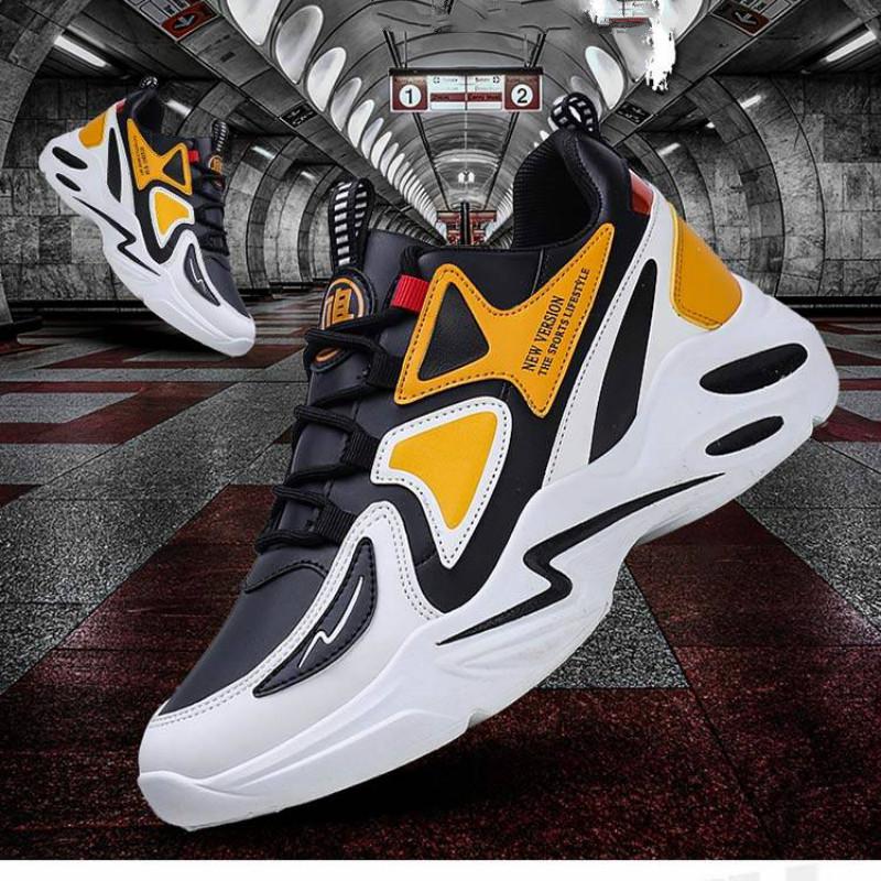 Jogging shoes Korean shoes father shoes fashion trend wild men's sports shoes large size comfortable