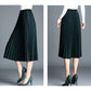 2020 Two Layer Spring Summer Women Skirt Long Pleated Skirts Womens Saias Vintage Women Midi Skirt