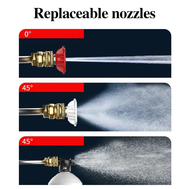 218VF Wireless Car Wash Gun Set High Pressure Car Washer Handheld Pesticide Spraying Machine 11800mAh