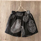 Cotton and Linen Shorts Women's Summer Loose High Waist Outer Wear Elastic Waist Thinner Casual Wide-legged Five-point Pants