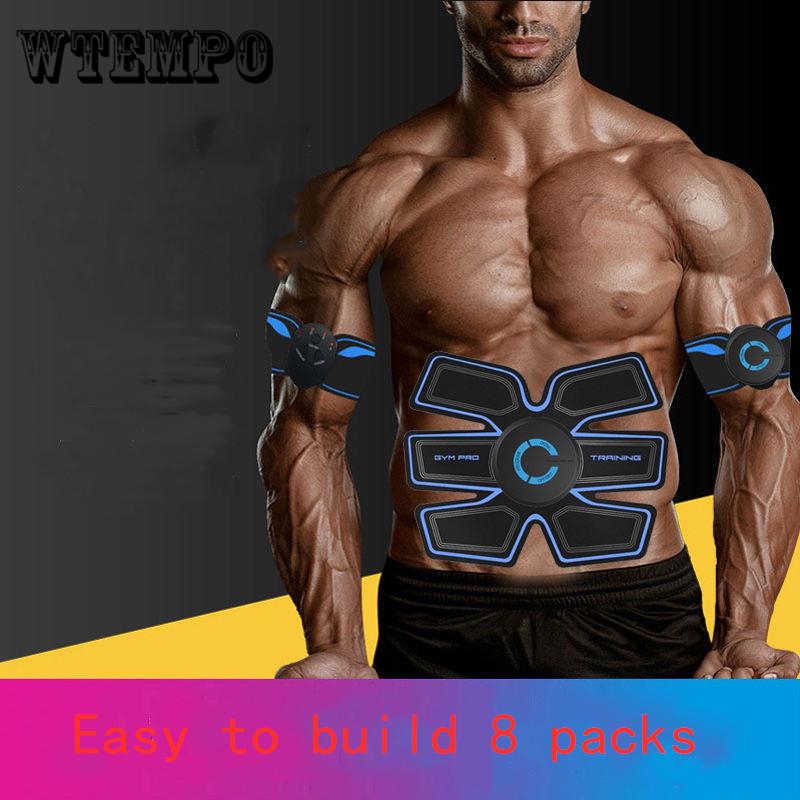 Weight Loss Massager Sports Trainer Recharge Body Slim Vibrator Sticker Unisex Abdominal Training